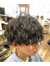 【平日限定】　カット+パーマ　（ニュアンス、スパイラル） ￥11000→￥9900