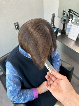  白髪ぼかし/脱白髪染め/白髪染めハイライト／髪質改善