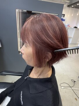 【セロ東辻井】白髪ぼかしハイライト/ピンクベージュ