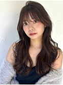 大人可愛い/レイヤーカット/くびれ/小顔カット/顔まわりカット