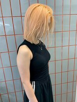 ペレ 原宿(PELE) ダブルカラー/ケアブリーチ/羽エクステ/原宿