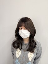 ラーム 福岡香椎店(rame) オリーブカラー/レイヤーカット