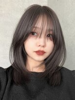 ネイト(Neit) レイヤーカットラベンダーグレイカラー韓国ヘア