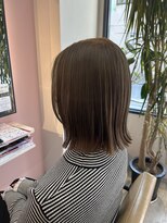 スリーバイエイム(03 eim) light grayge×ぱつっとボブ