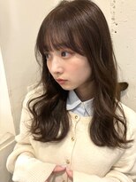 ヘアーアンドファッションシオミエイチ (hair&fashion shiomi H) 柔からベージュ×ミディアム