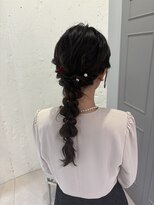 ノル(NOLL) ヘアアレンジ/編みおろしヘア/お呼ばれヘア/ヘアアップ