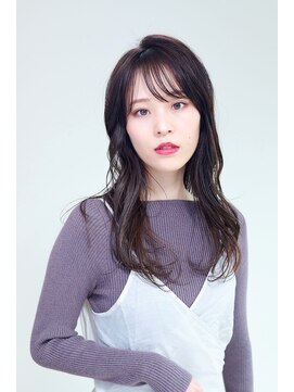 ユニックス Mark Is みなとみらい店(UNIX) 【UNIXみなとみらい】透け感バングのナチュラウェーブ