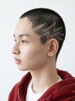 エクラート メン 仙台(ECLART men.) エクラートメン仙台 坊主 ラインアート フェード ベリショー