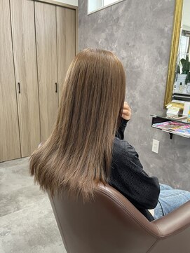 キュアスペース(CURE SPACE) 気になる白髪も染めながら透明感抜群のヘアカラー☆