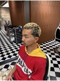 リバースセンターパートニュアンスパーマニュアンスウルフダウR
