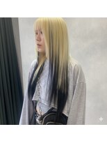 ネームレス 心斎橋(nameless)&nbsp;ブリーチ毛OK 酸性縮毛矯正 艶ロング｜心斎橋 うねり広がり