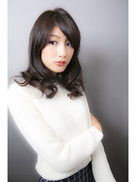 ダアッカ(da acca) 大人かわいい☆無造作カール♪エアウェーブ×ツヤ感暗髪