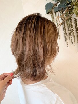 美容室クラフト 神栖店 ウルフバレイヤージュ