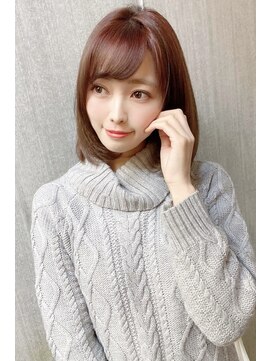 アルバ ヘアリゾート(ALBA) 【ALBA千葉将大】ピンクベージュストレート【三鷹】