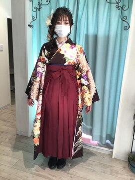 美容室 ハピネス(HappineSS) サイド編みおろし