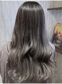 バレイヤージュ×シルバーアッシュ