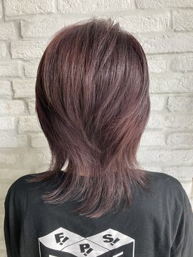 ヘアバイプルーヴ(Hair by PROVE) ピンク＆ウルフカット