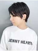 《knit銀座》大人黒髪20代30代40代ハンサムショート丸み前下がり