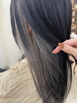 メール(mer) ブルーブラック×インナーシルバー