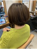 韓国スタイル/ショートボブ/艶髪/髪質改善縮毛矯正/香椎/千早