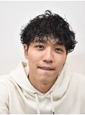 リッジ感パーマ