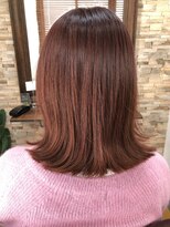 ハサミバイアトリエナガノ 千葉(8sami by atelier nagano)&nbsp;デザインカラー／レイヤーカット/ウエットヘア/オリーブベージュ