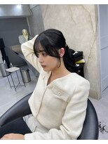 ロンドアヴァントゥス 池袋(Lond aventus)&nbsp;韓国レイヤー/韓国風/ボブ/髪質改善/黒髪/ブリーチなし〔池袋〕