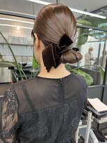 アンドスタイル(&style)&nbsp;【大名店　江藤】お呼ばれヘアアレンジ　タイトアレンジ
