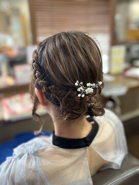 プレッソヘアー Presso hair 結婚式出席ヘアセット
