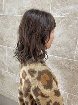 グリッター(GRITTERs)&nbsp;ボブ×パーマ×ベージュ