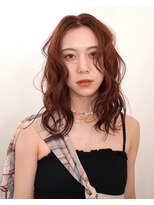 レコ 渋谷(LECO)&nbsp;ダブルカラージンジャーオレンジカラー