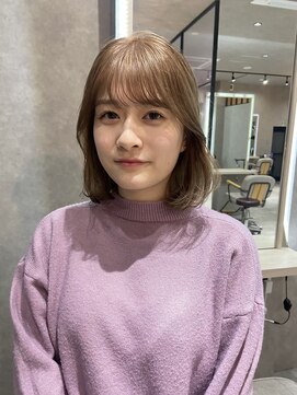 ムード カナザワ(mood kanazawa) 20代/30代/ミディアムレイヤー/ダブルカラー