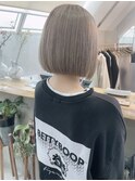 メルティカラー似合わせカットウェーブミディアムショートボブ