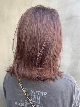 ソルトウォーター(SALT WATER) ピンクベージュ/イメチェン/ハイトーン/ブリーチ/恵比寿/代官山