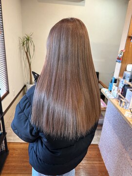 ラフ バイ へアーフリーティー(Laf by Hair freety) ミルクティーベージュ