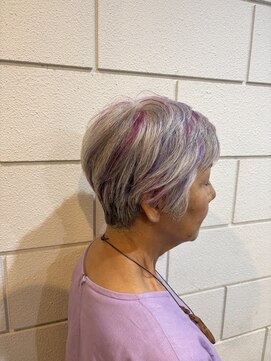 アルゴ 茅ヶ崎(ARUGO) グランマッシュ/白髪染め/白髪ぼかし/ダブルカラー/ハイトーン