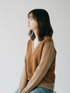 ライクバイコトナ 越谷(RIKE by kotona) ミディアムヘア　30代40代50代髪型　デジタルパーマ　越谷　小顔