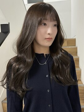 ヨーク(YOKE) 【 YOKE 】セピアグレージュ艶髪暗髪レイヤー