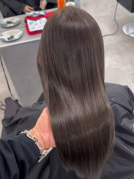 カレント 蕨(THE CURRENT) 厚めバング×Aライン☆姫カットスイートロング