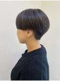 【morio成増/一戸】刈り上げ女子ハイライトシルバーグレー