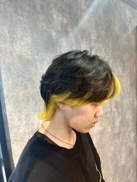 イコ(.ico) メンズインナーカラー×フェザーセット