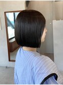 グレージュ/韓国顔周り/タッセルボブ/縮毛矯正/髪質改善/原宿