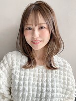 リヤン 表参道(lyann) 大人ガーリーダークアッシュミディアムレイヤーカットa