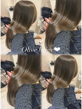 ジーナ 新宿(Zina) 【あかね】赤み消しカラーで人気☆オリーブベージュ
