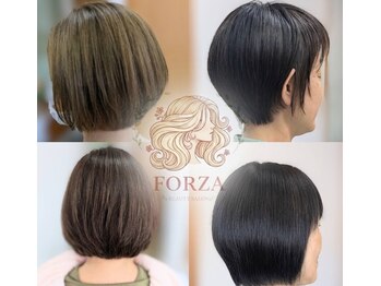 フォルツァの写真/顔周り・前髪のカットにこだわり、骨格やクセに合わせたカットで理想のフォルムを実現します♪