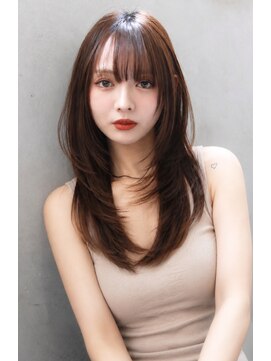 アリュールヘアー ヴィヴィ(ALLURE hair vivi) 【ALLURE】レイヤーカット_ミディアムレイヤー_顔周りカット