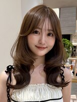 バイオレットジェム(Violet`jem)&nbsp;シースルーバングレイヤーカットアッシュカラー小顔ヘアMI-92