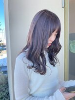 ラヴィズム 小新店(LUVISM)&nbsp;顔周りレイヤー/おくれ毛/ベージュ/ダブルカラー/西区/小新