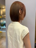 アトリエ タキ(atelier.taki)&nbsp;ぱつっとボブ タッセルボブ ブラウンベージュ 髪質改善