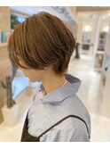 道村/ショート/毛先パーマ/ことりベージュ/chobii 銀座